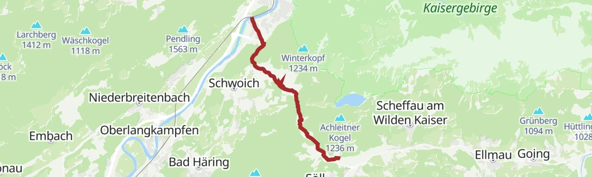 Route map: 28 | Eibergradweg